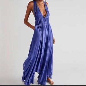 Free People Blue Maxi Dress